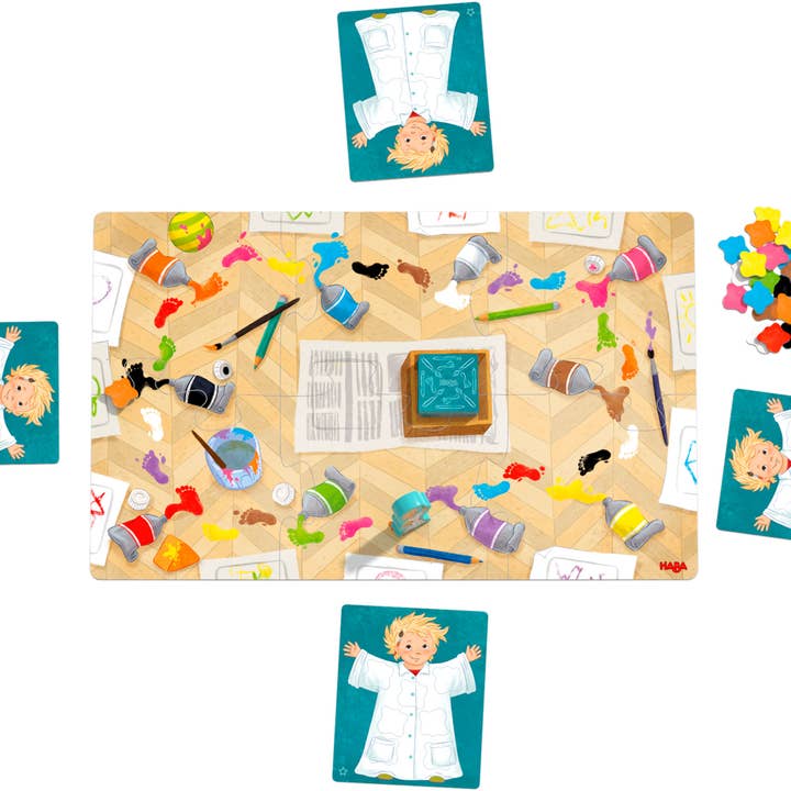 Amaroni - Wholesale Board Game - HABA - Splattered Smocks - Board Game
