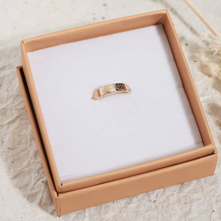 Loveable - Wholesale Band/Stacked Ring - Luxe Sunshine Ring 4mm8