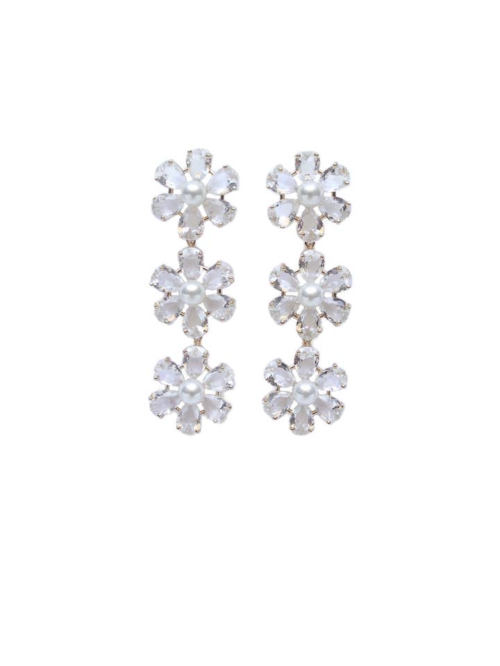 Audrey Three-Floral Drop for wholesale by MBM Designs