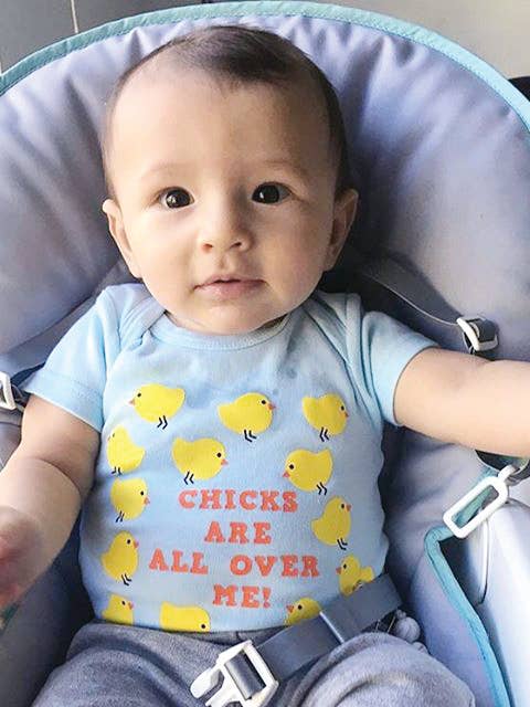 Sara Kety Baby & Kids - Wholesale Bodysuit (Non-Footed) - Baby - Chicks All Over Onesie 12-18 Months1