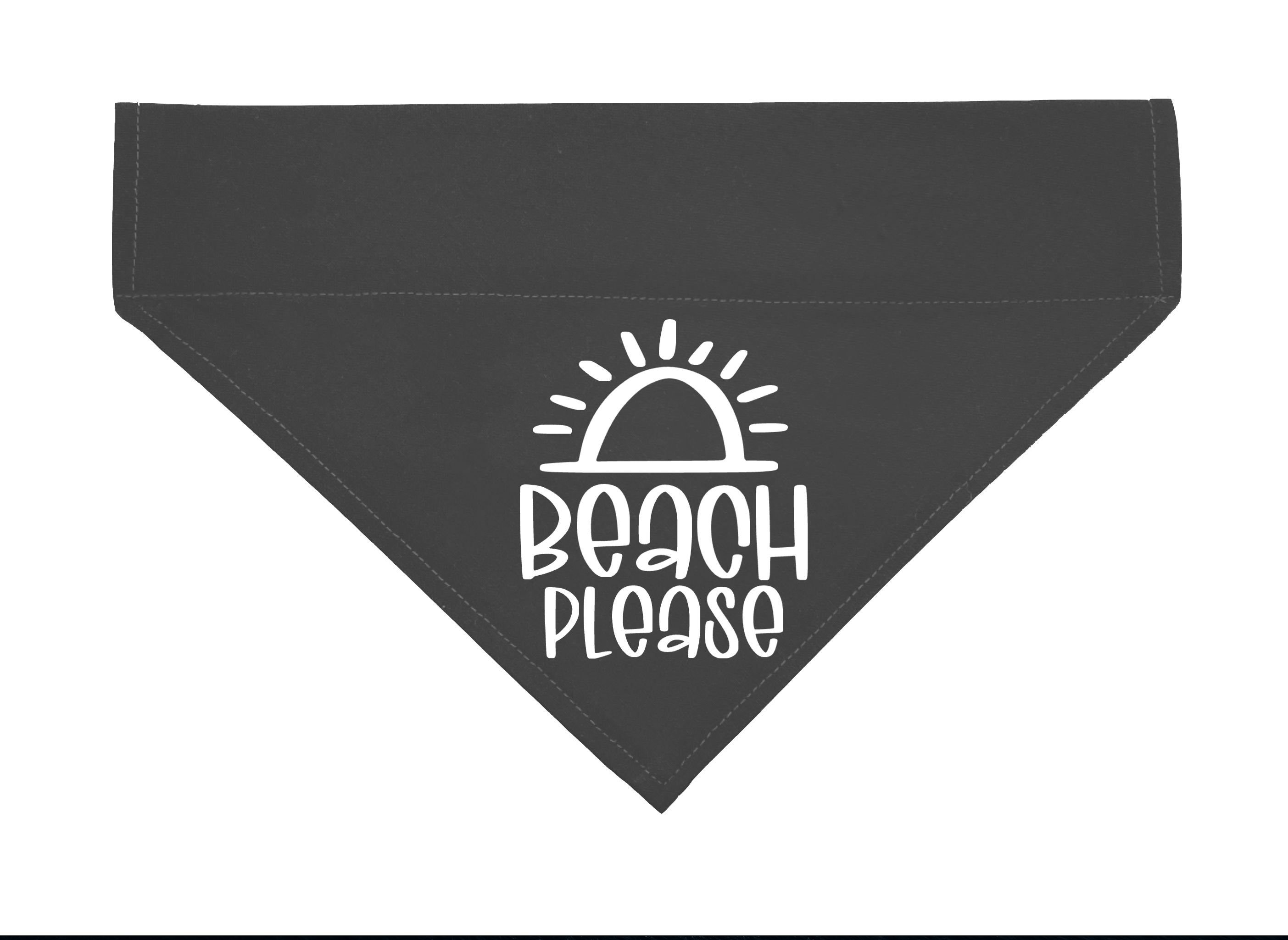 Woofingtons & Company – wholesale Pet bandana – Dog – Beach Please - Funny Quote Over Collar Dog Bandana10