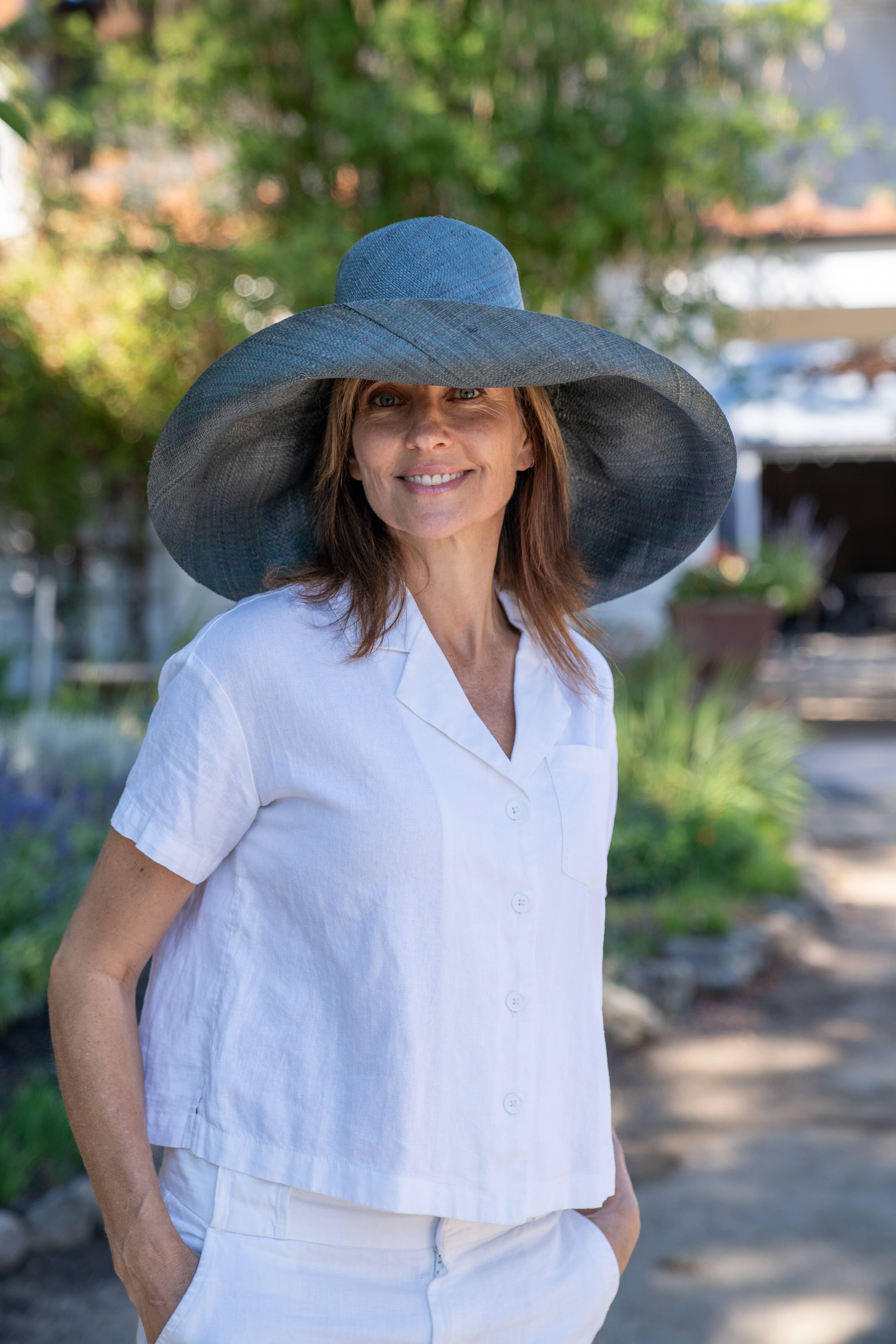 Shebobo - Wholesale Straw Hat - Women's - Monica 5" & 7" Wide Brim Solid Color Packable Straw Sun Hats17