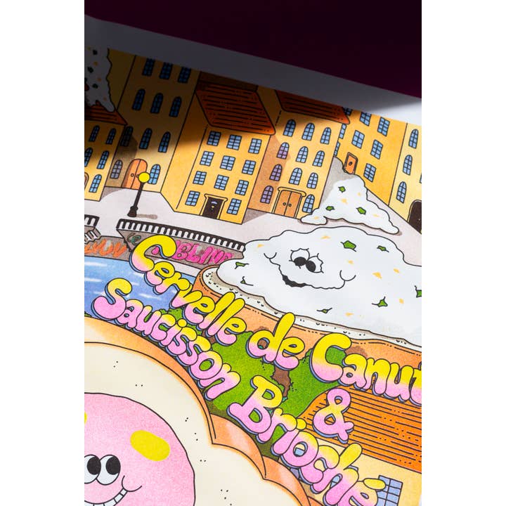 KIBLIND Atelier - Wholesale Poster - Poster A3 - Cervelle de Canut in Lyon - Lauren Martin3