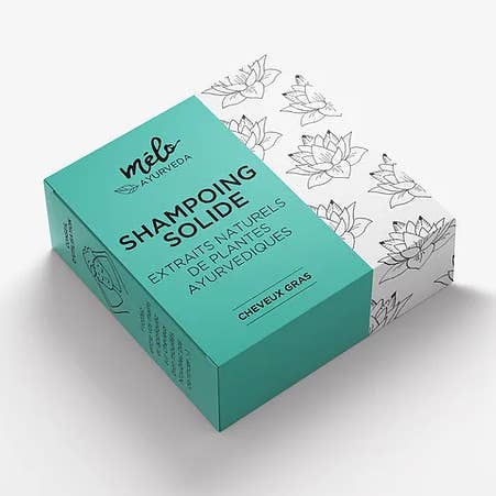 Shampoo solido per capelli grassi per la vendita all'ingrosso da parte di MELO AYURVEDA