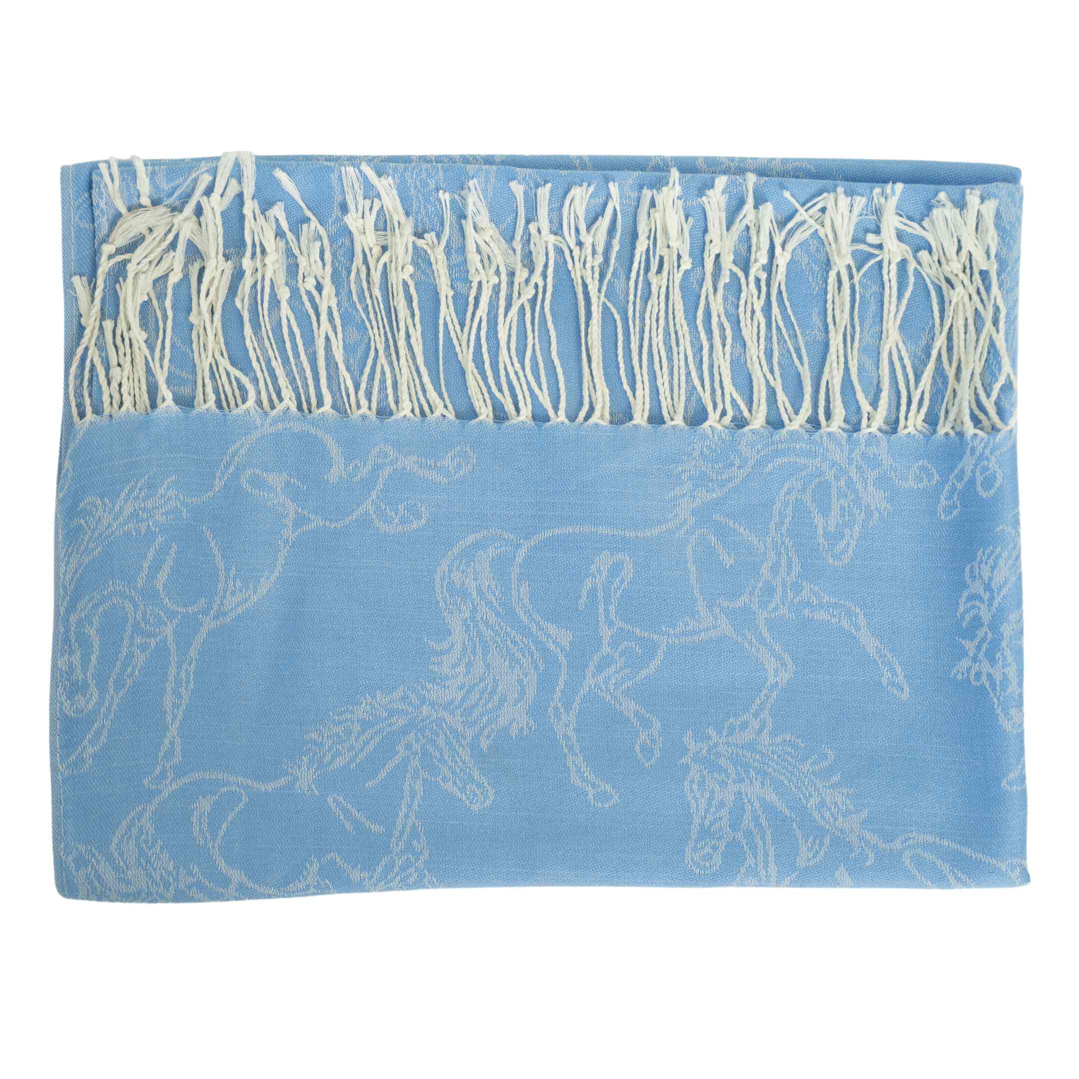 AWST Intl - Wholesale Scarf - Women's - AWST Int'l Lila Linear Horses Pashmina Scarf1