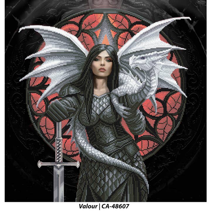 Outset Games and Cobble Hill Puzzles - Wholesale DIY Craft Kit - Crystal Art Mounted Kits XLG (27.5" x 27.5")1