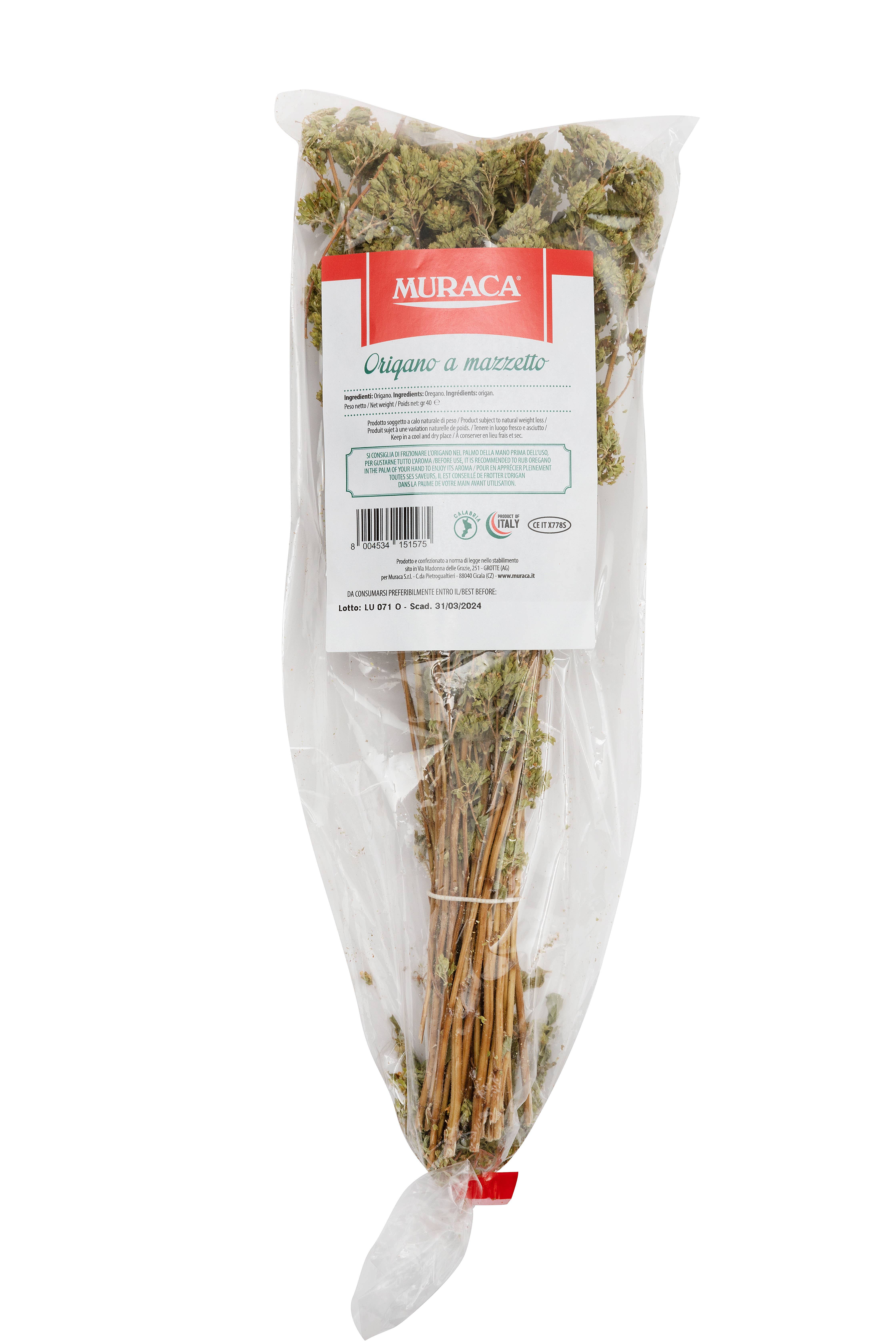 Muraca srl - Wholesale Herbs - Oregano Bunch 40g0