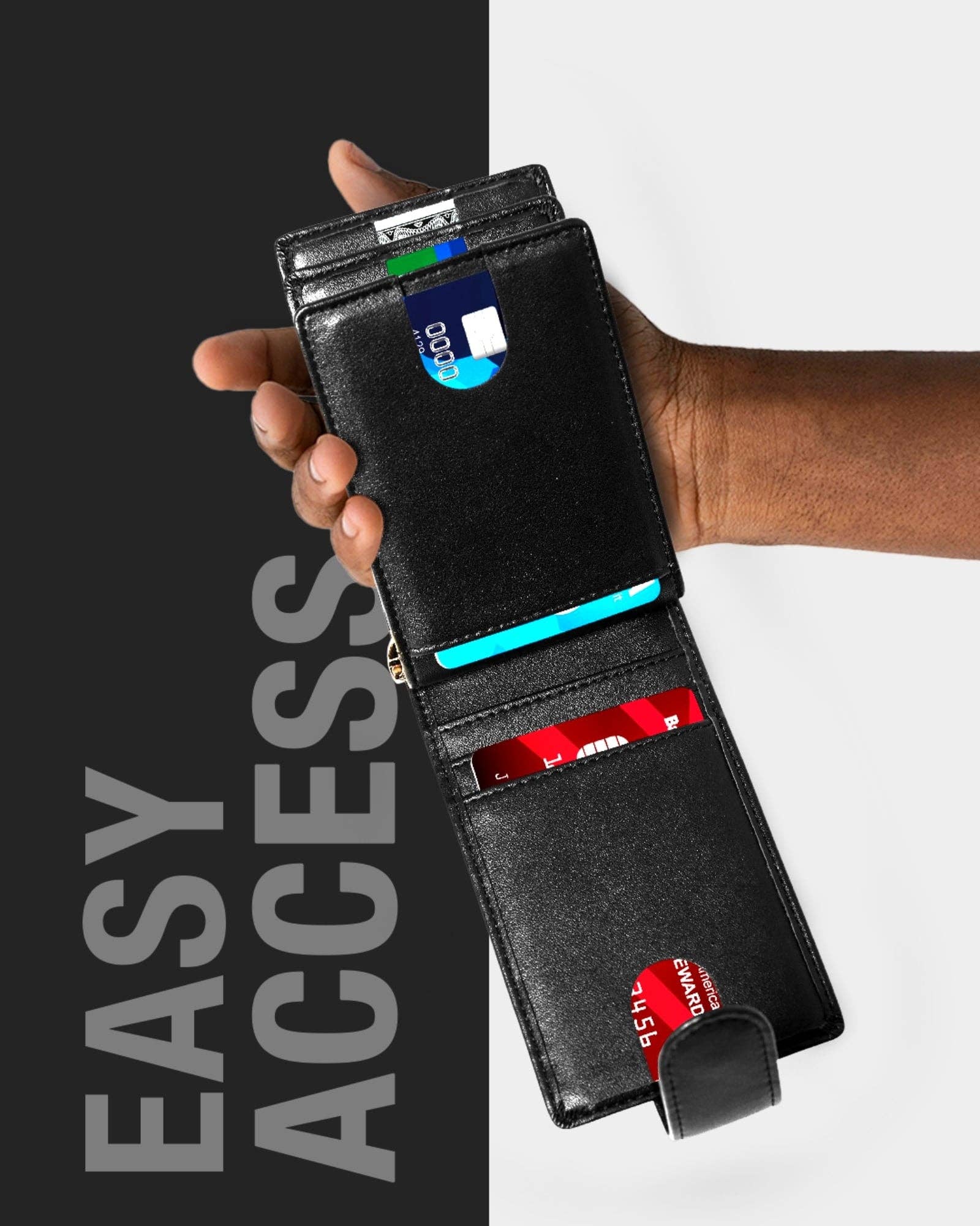 Access Denied Accessories – wholesale Wallet - Men’s – Bifold Wallet With Removable Money Clip Snap Closure3