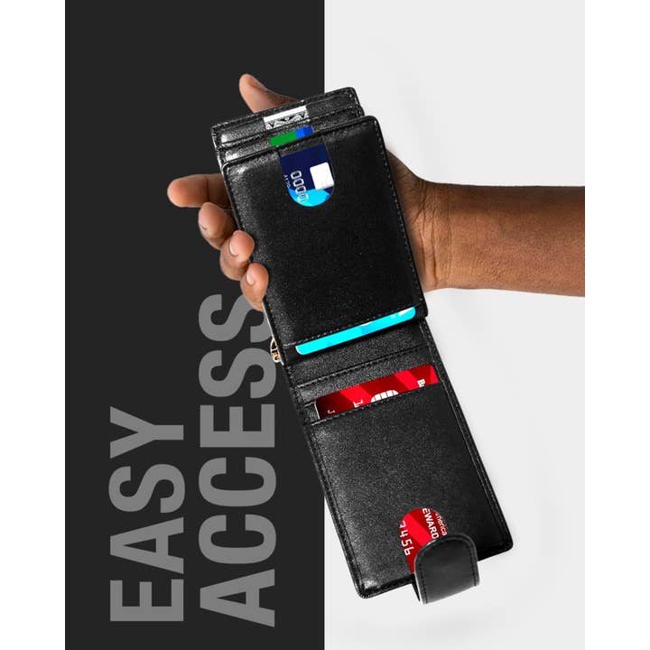 Access Denied Accessories – wholesale Wallet - Men’s – Bifold Wallet With Removable Money Clip Snap Closure3