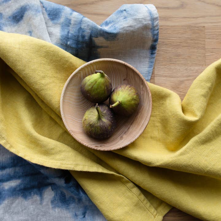 Linen Tales - Wholesale Tea Towel - Tie Dye on Natural Linen Kitchen Towel