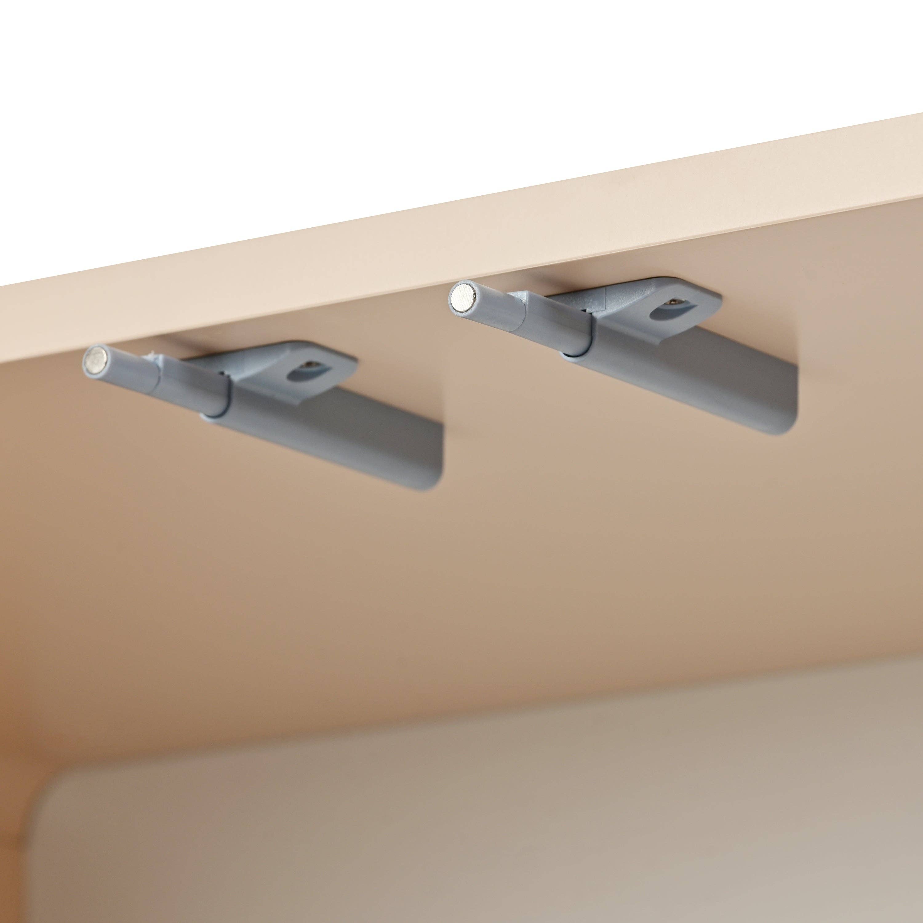 Urban Meuble - Wholesale Cabinet - Wood-effect sideboard with 4 doors, grooved patterns, rounded edges MINERAL13