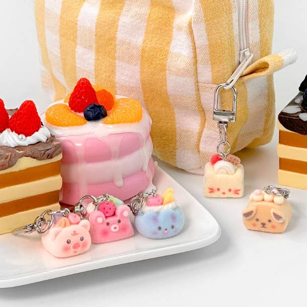 K-Wonderland - Wholesale Keychain - Women's - Fuzzy Cake Keychain Blind Box (Random Style)3