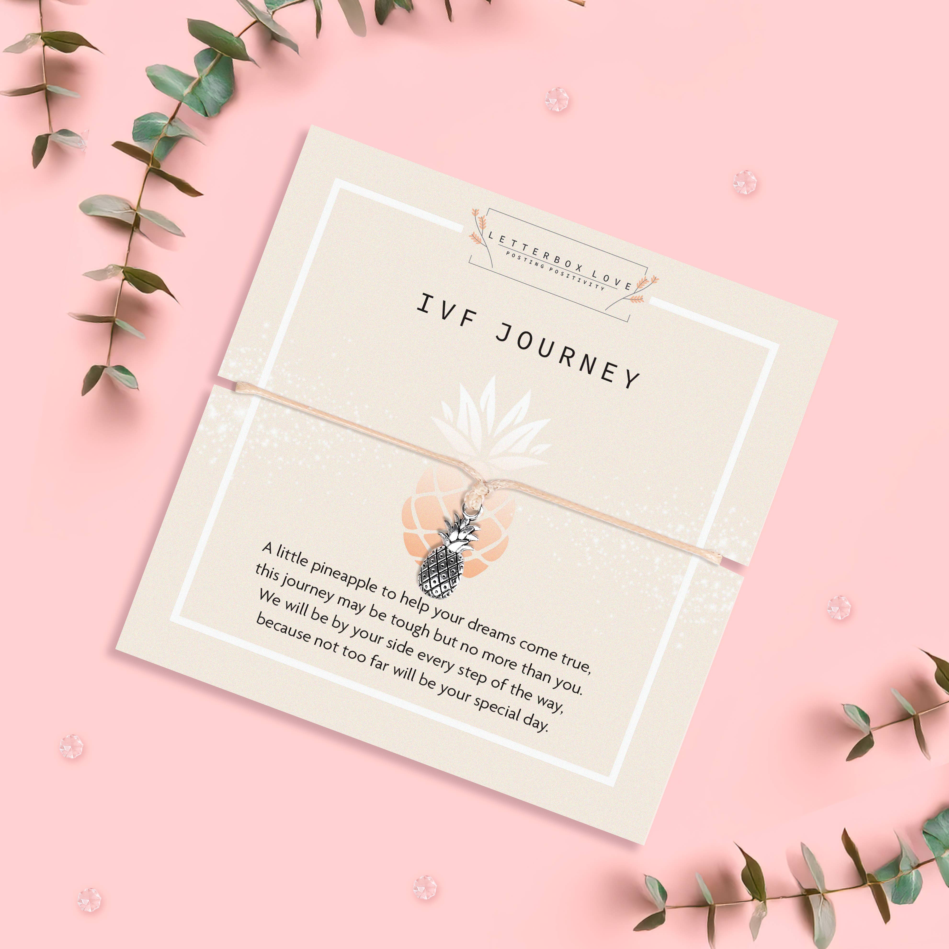 Letterbox Love Bracelets - Wholesale Charm/Dangle Bracelet - IVF Pineapple Journey Bracelet1