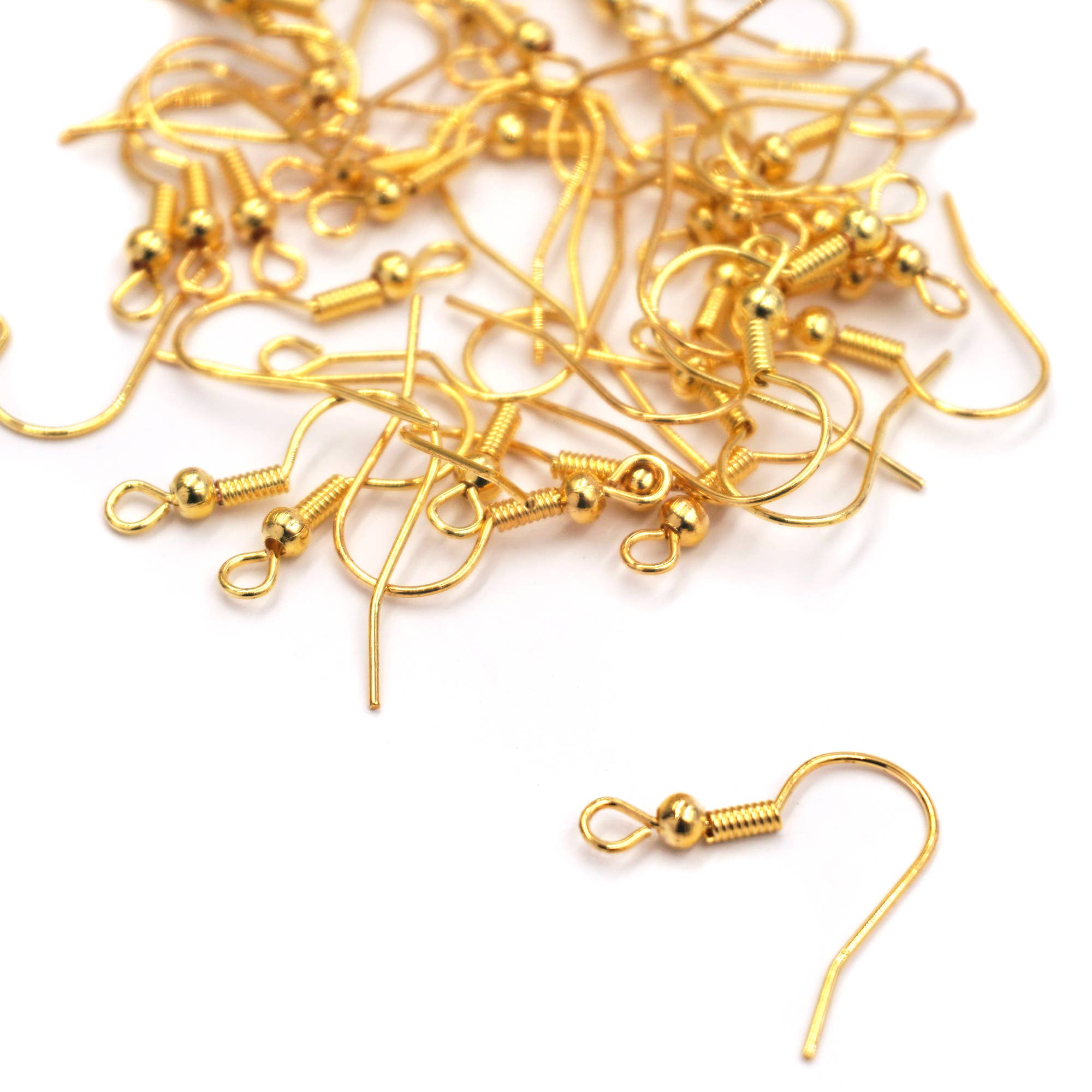 Angels Craft - Wholesale Craft Supplies - Alloy Fish Hook Earring 40ct (2 colors available)2