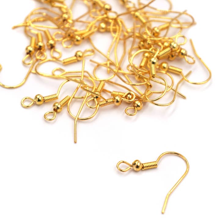 Angels Craft - Wholesale Craft Supplies - Alloy Fish Hook Earring 40ct (2 colors available)2