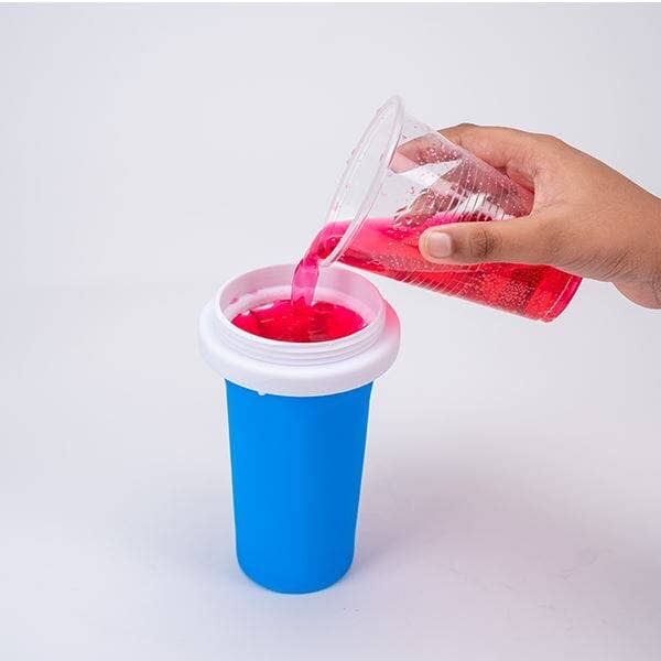 Showcase - Wholesale Drink Huggers & Koozies - ProKitchen SQUEEZur Instant Slushie Maker Cup | Includes Straw/Spoon | NEW Colors!