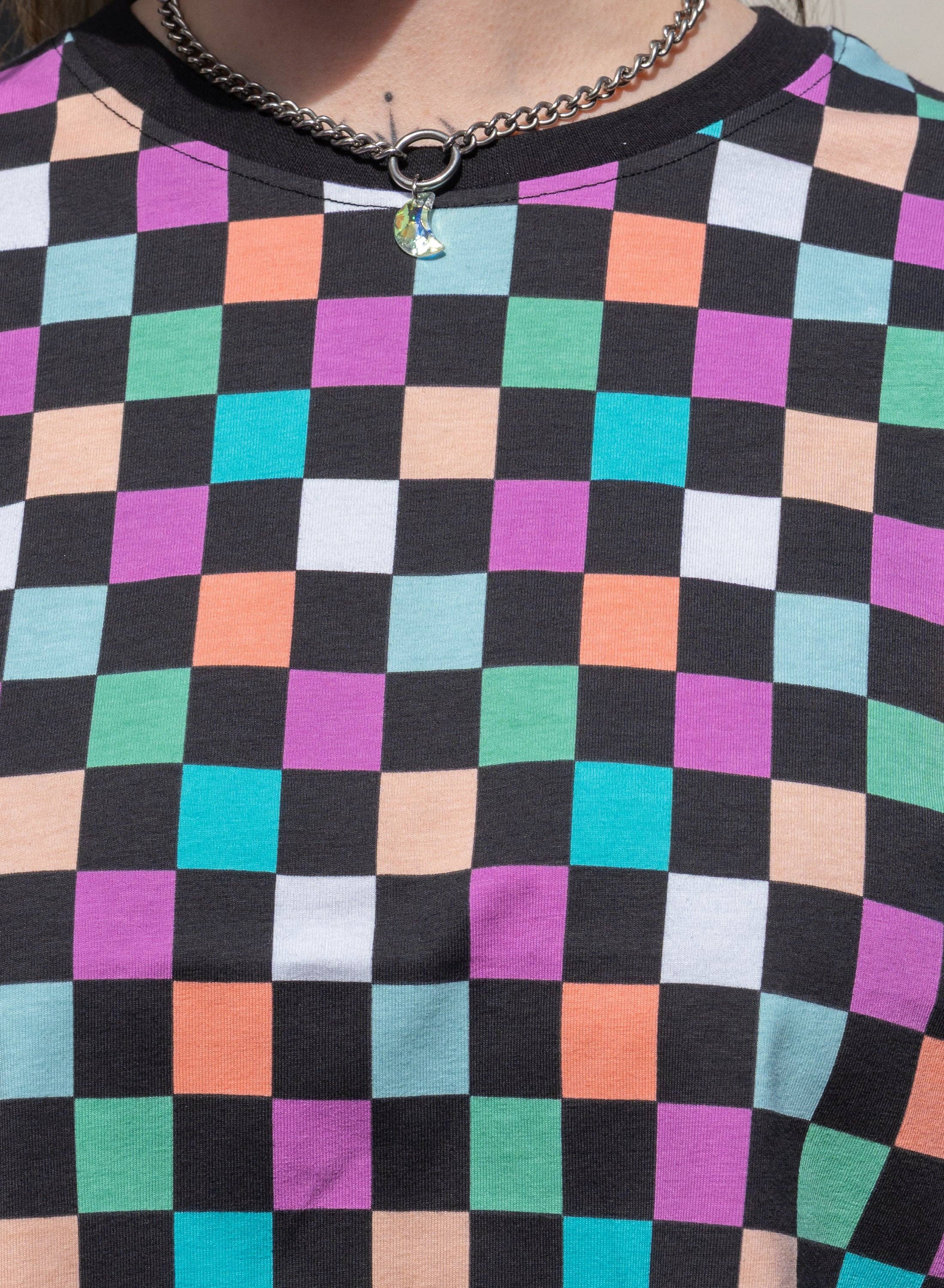 Rebel Romance - Vente T-shirt – femme - T-shirt ample à carreaux Rebel Romance5