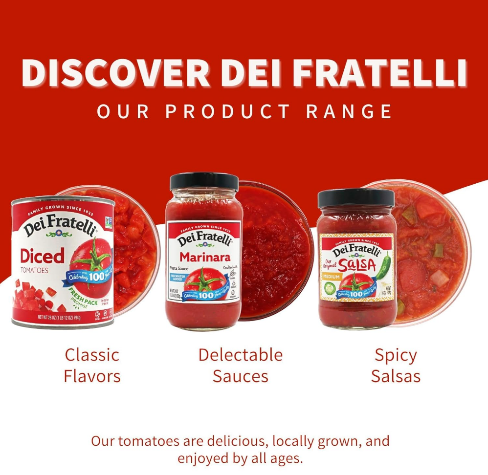 Dei Fratelli - Wholesale Pasta Sauce - Dei Fratelli Marinara Pasta Sauce - Vine Ripened3