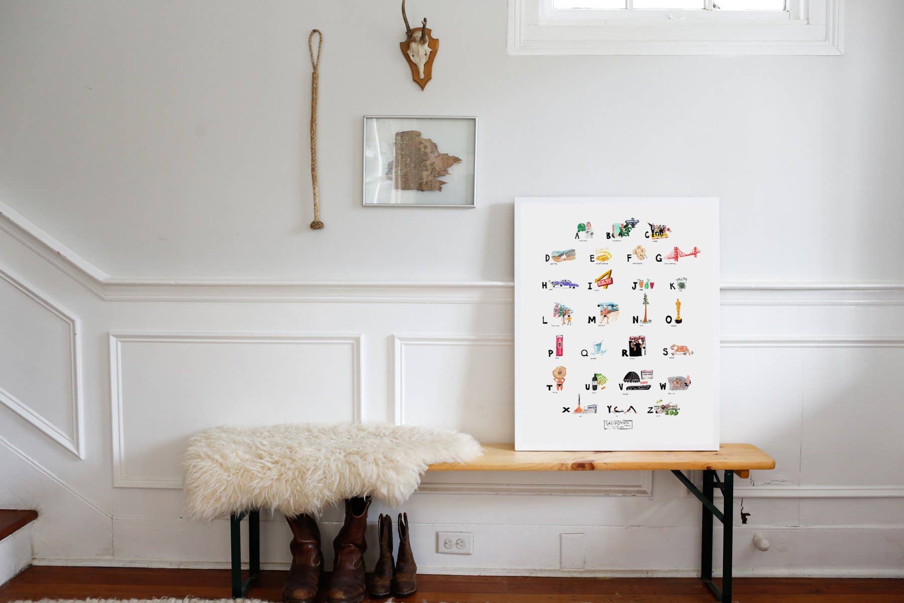 The Letters NYC - Wholesale Art Print - California ABC Print2