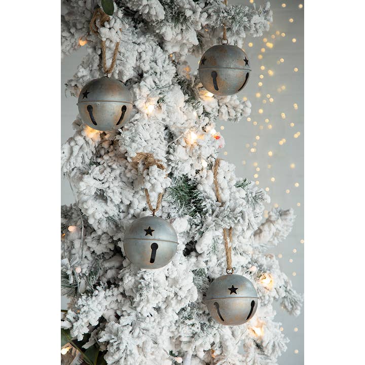 A&B Home Group Inc. - Wholesale Ornament - D4x4" Bell - Gray10