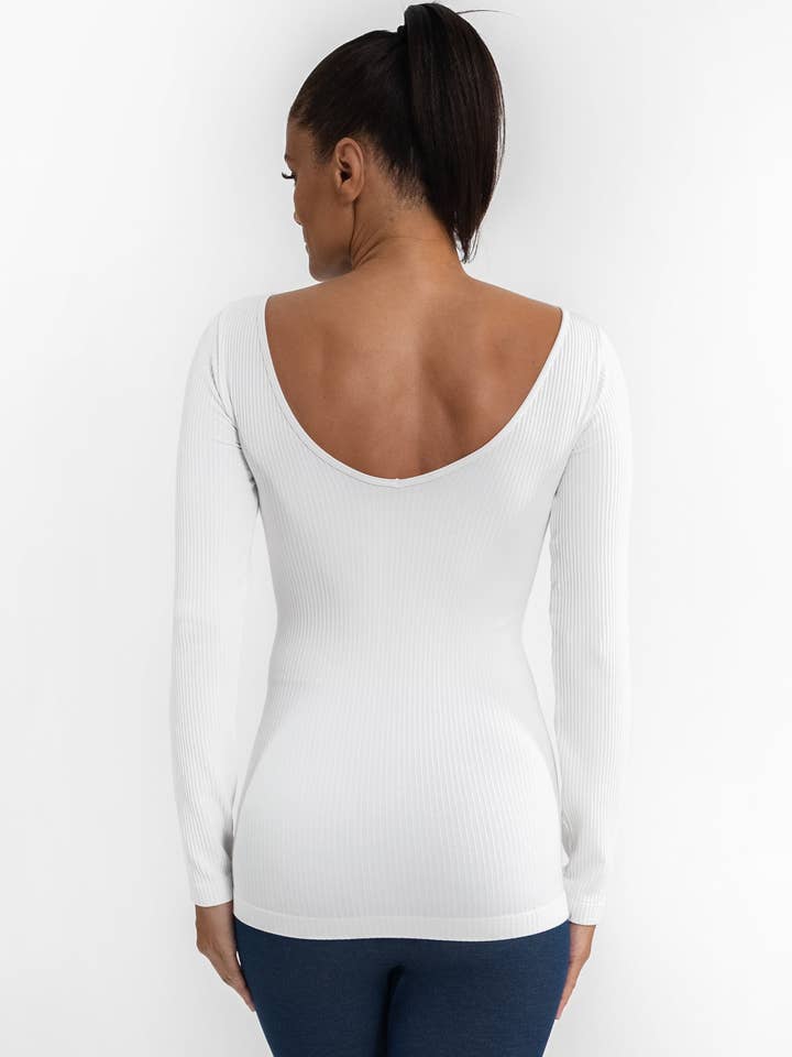 ELIETIAN - Wholesale Knit Top - Women's - Ribbed Reversible Long Sleeve17