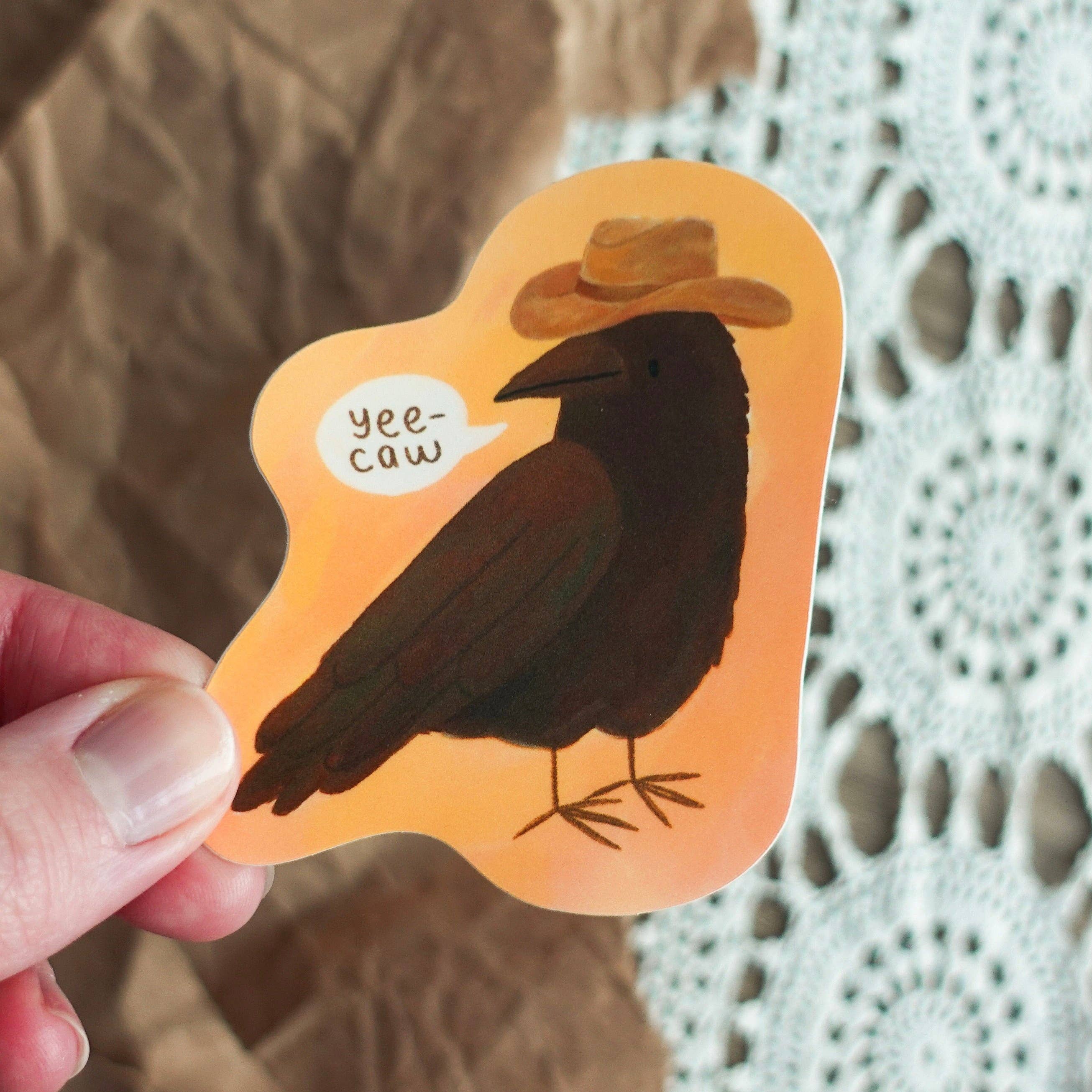 Fun Gal Studio - Wholesale Phone & Laptop Stickers - C(r)owboy - Bird Die Cut Vinyl Sticker3