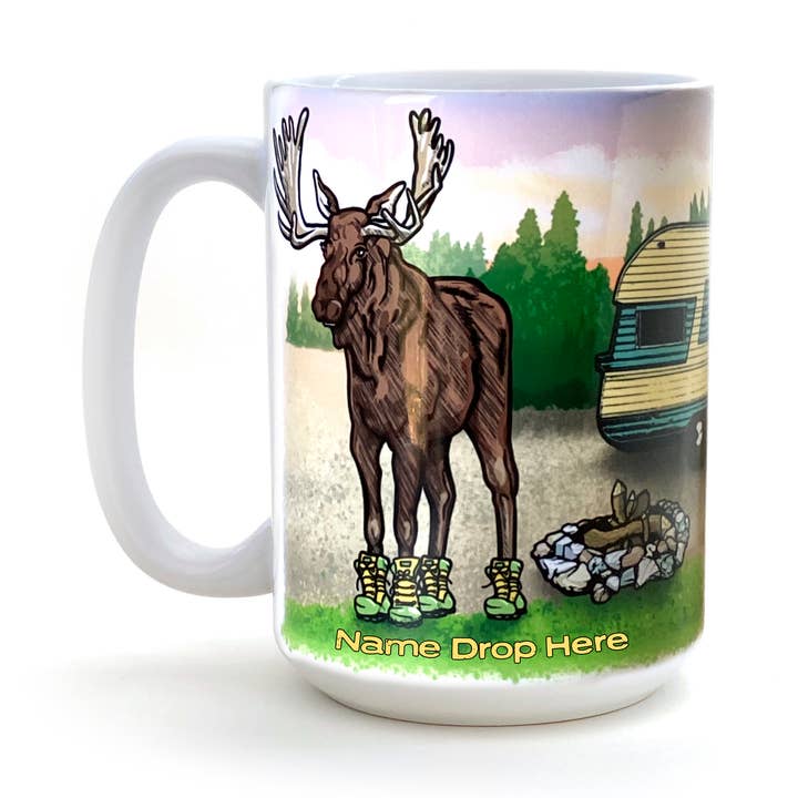 Two Little Fruits - Wholesale Coffee Mug - Moose Lodge Custom Ceramic Mug – Name Drop 15oz