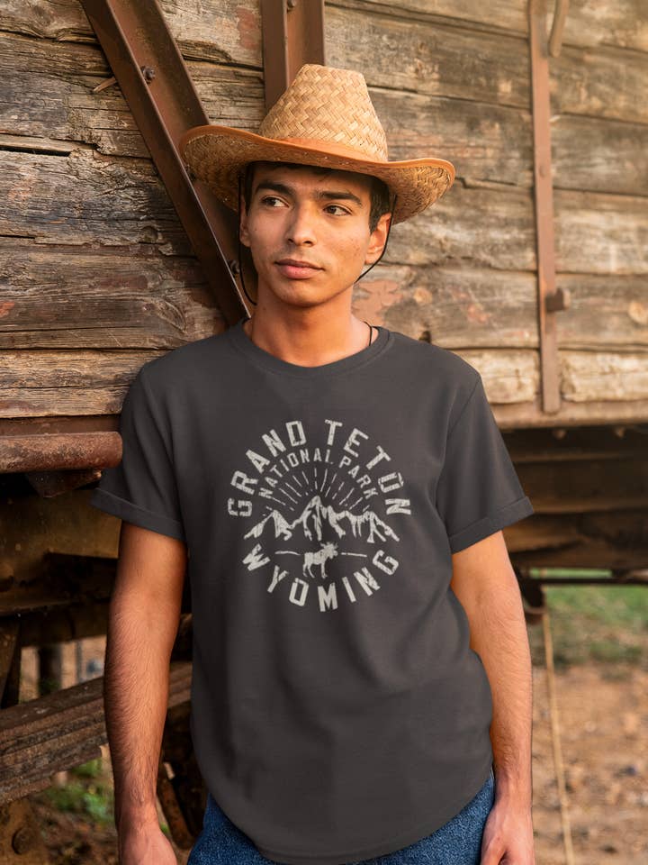 Sun Burst Icon Graphic T-shirt for wholesale by Wild West Shirt Company