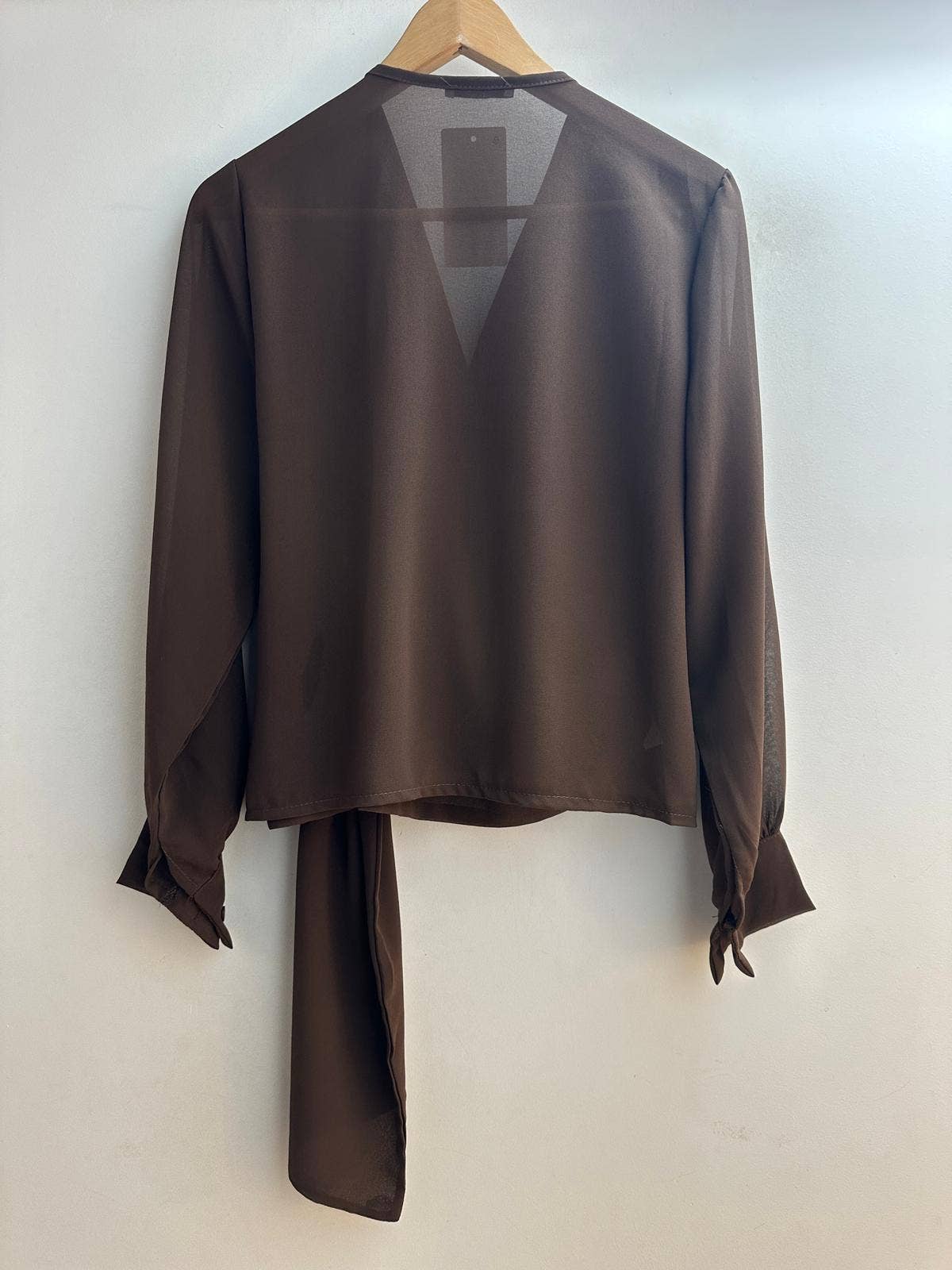 LORIANE - Venta al por mayor Blusa - Mujer - Blusa cruzada con lazo de talla única 36-4014