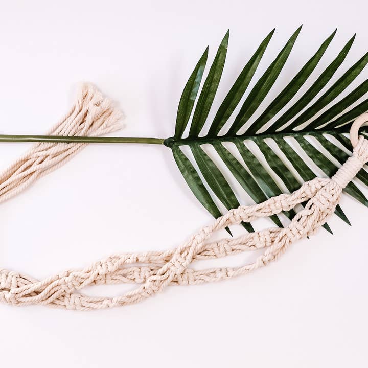 Sapling Fibers - Wholesale Hanging Planter - Handmade Macrame Plant Hanger3