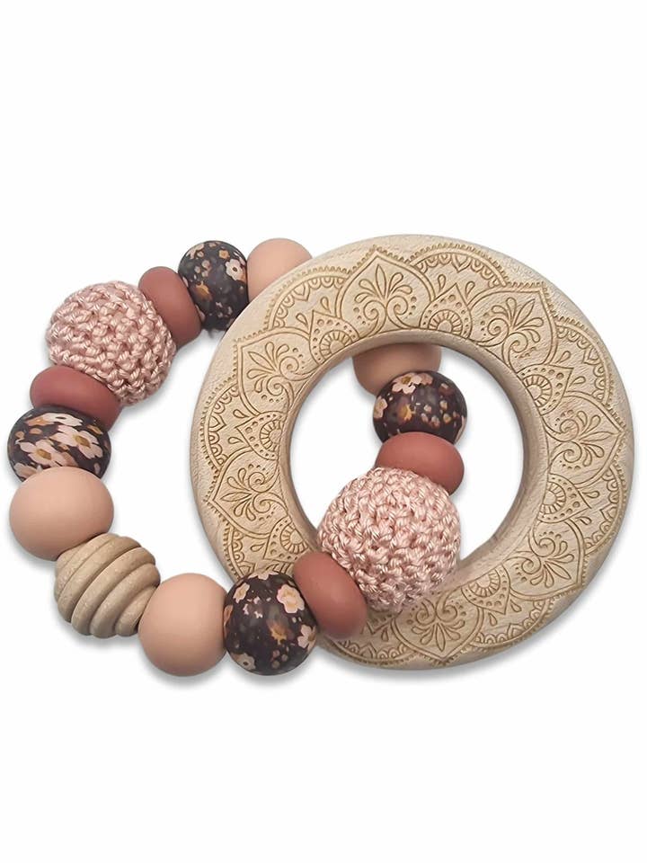 La Bohème - Melocotón // Anillo de Dentición de Madera para venta al por mayor de Câlin Bohème