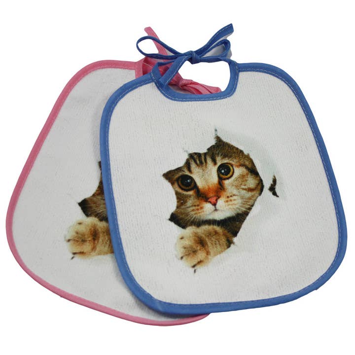 Almatex srl - Wholesale Bib - Baby - CUDDLY bibs with laces cm.19x22 WITH PHOTO PRINT