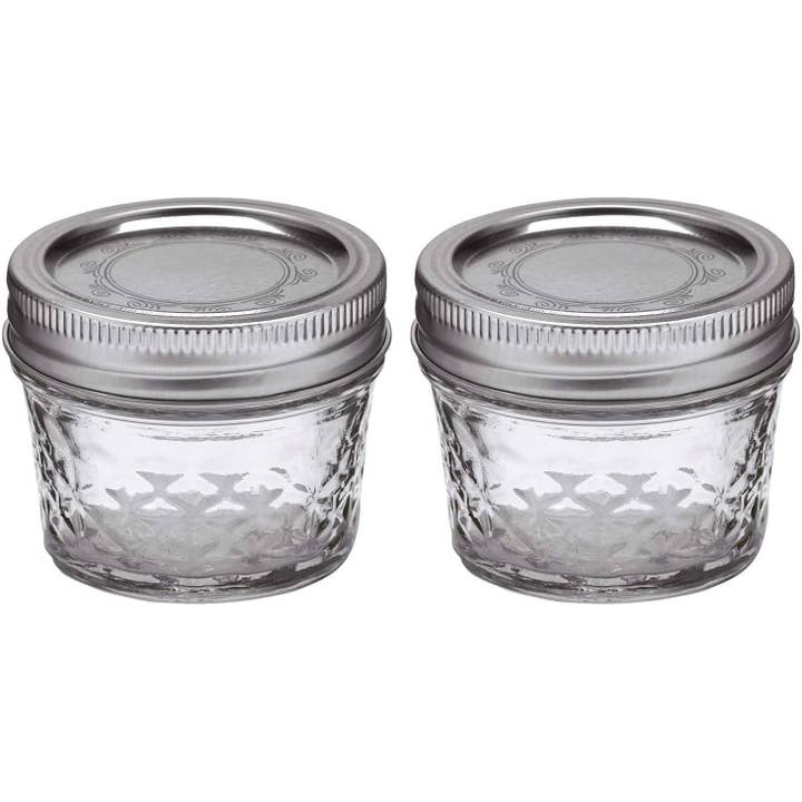 Innovarix - Wholesale Jar - Mason Quilted Jelly Jar - 4 Oz.