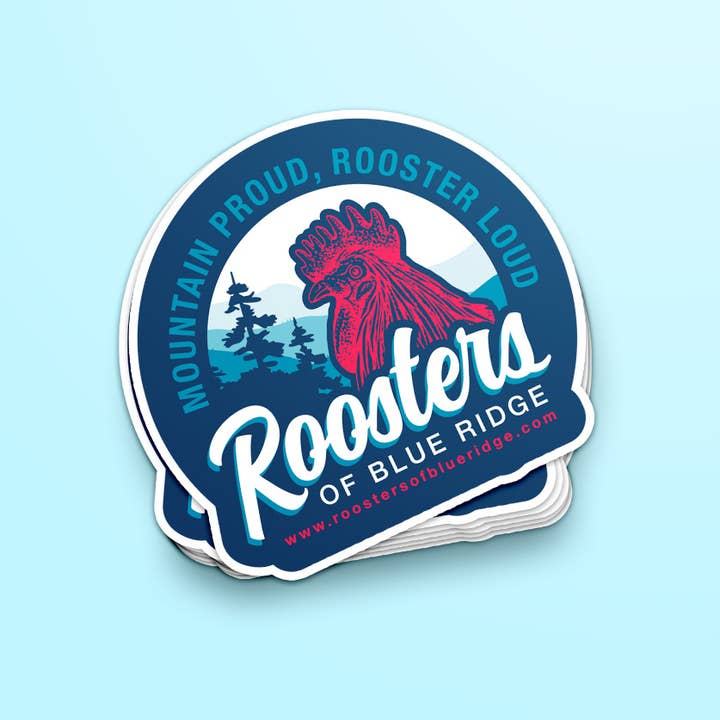 Mountain City Apparel - Wholesale Sticker - Ruckus Rooster Sticker1