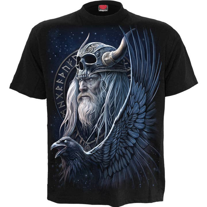 ODIN'S WARRIOR - T-Shirt Black for wholesale by Spiral