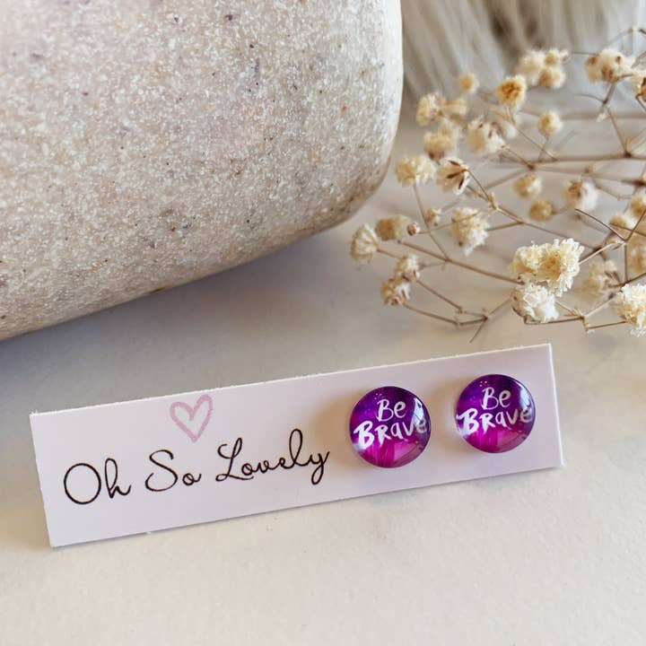 Boucles Be Brave pour la vente par Oh So Lovely