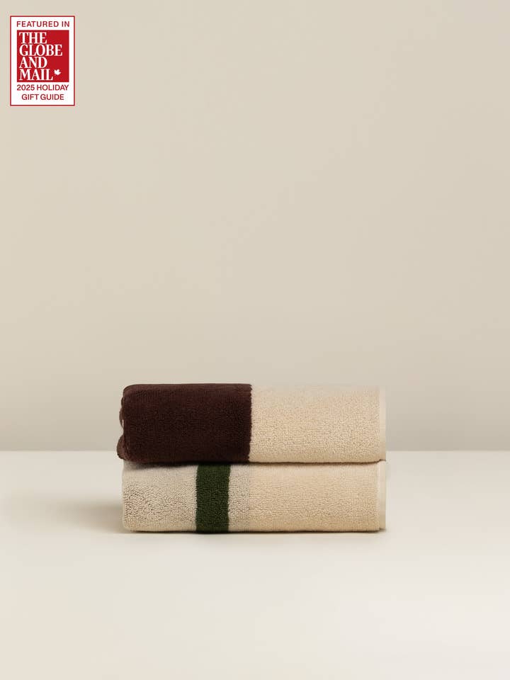 Janus Reverso: Soft Cotton Reversible Stripe Towel for wholesale by EVERLAYER
