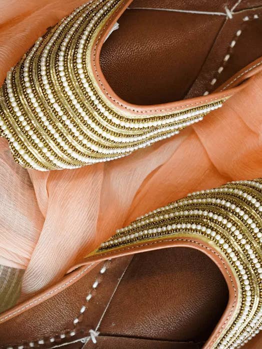 Mojabella håndlavede Jutti ballerina i 'Sona' design for engroshandel hos Mojabella