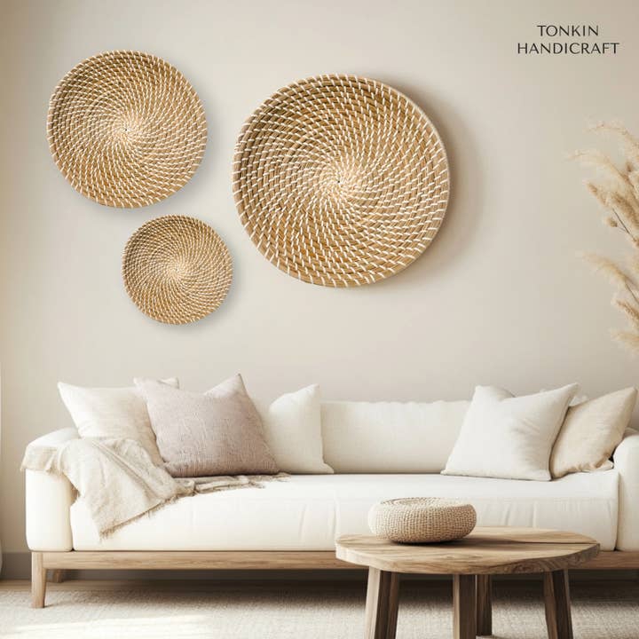 Tonkin Handicraft - Wholesale Wall Accent - Wall Basket 3