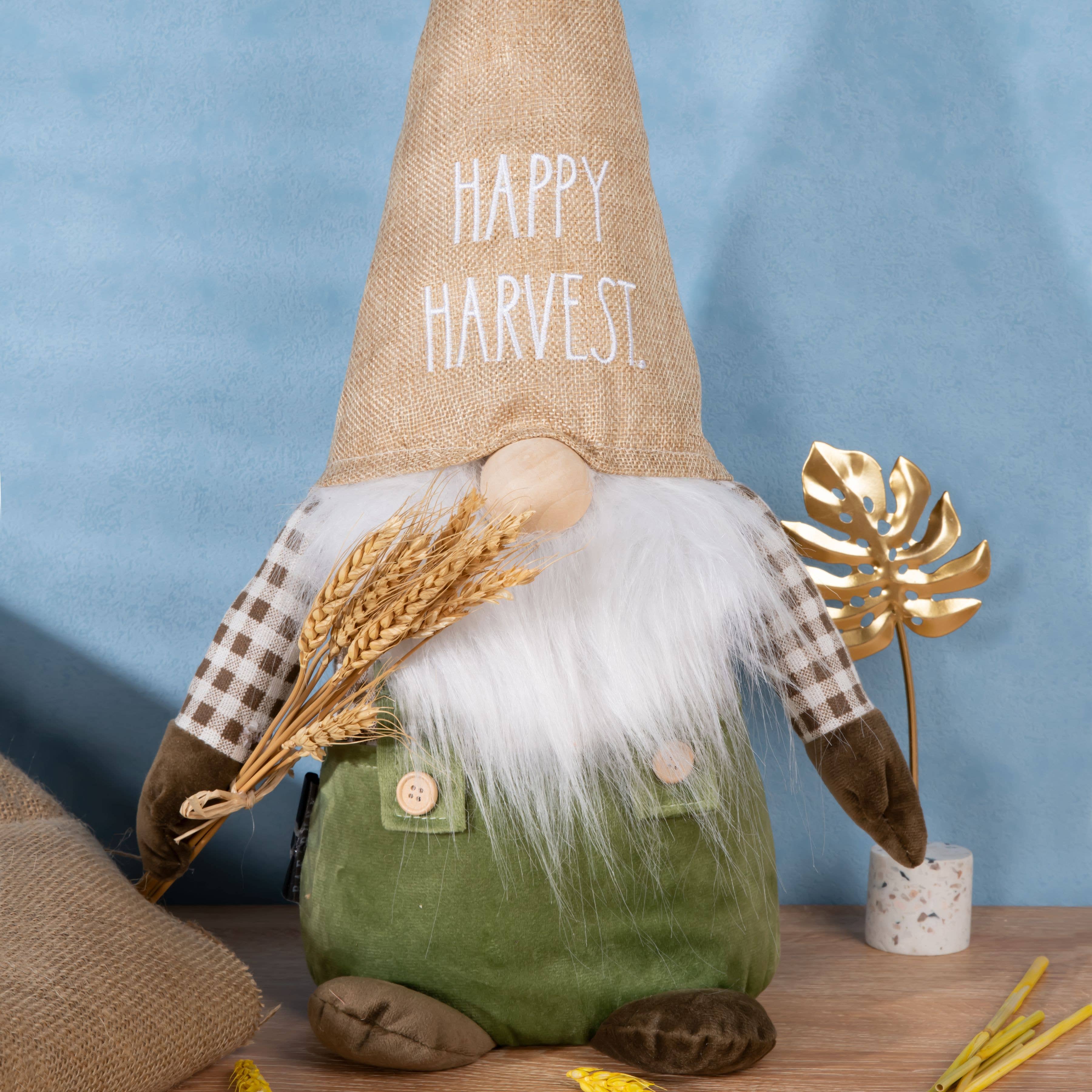 DesignStyles Home - Vente Décorations de table - Rae Dunn « Joyeuse Récolte » Gnome Fermier1