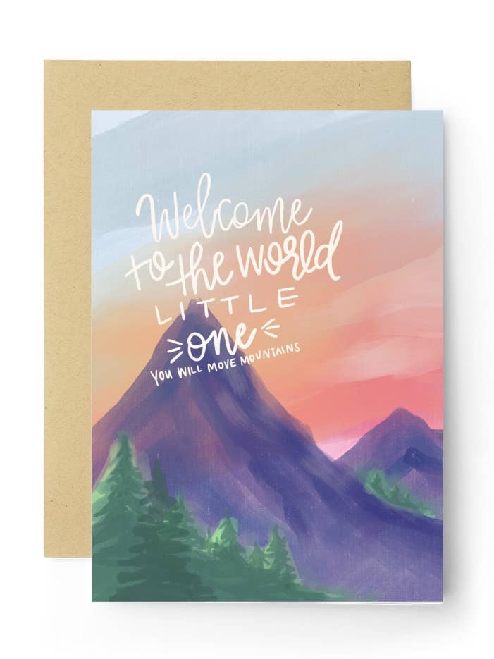 Welcome To The World Little One Card para venta al por mayor de Sierra McGuire Art