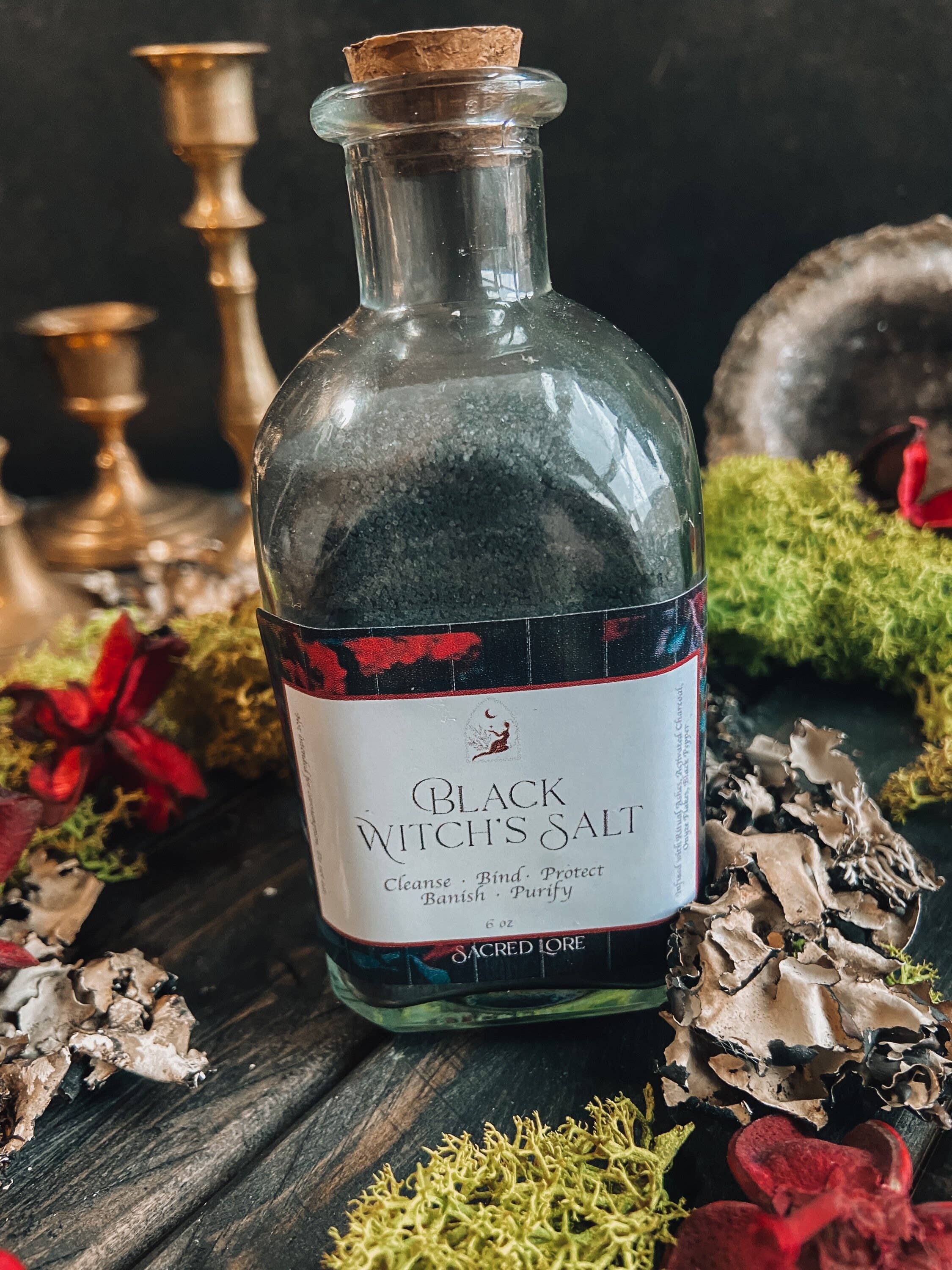 Sacred Lore – wholesale Meditation supplies – Black Witch’s Salt, Black Salt, Ritual Salt, Altar Decor7