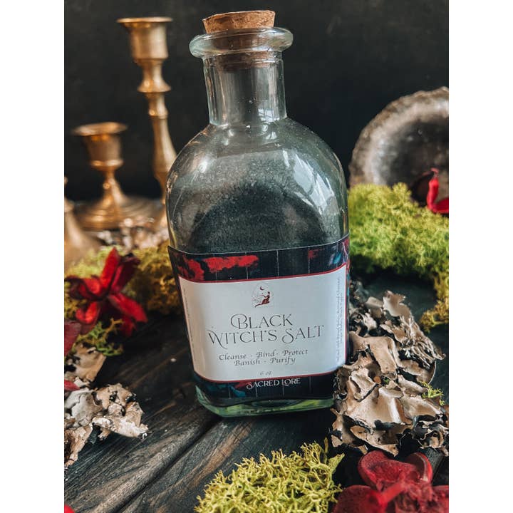 Sacred Lore – wholesale Meditation supplies – Black Witch’s Salt, Black Salt, Ritual Salt, Altar Decor7