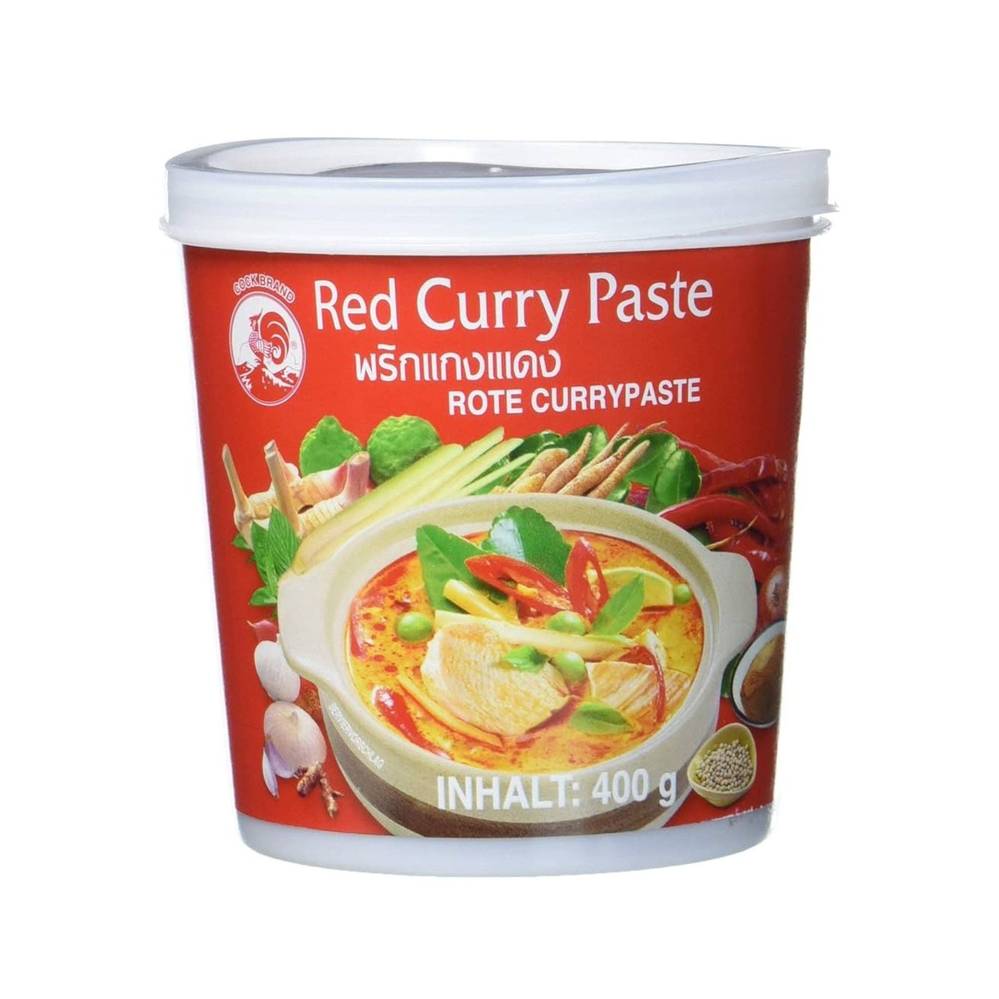 utoppa GmbH - Wholesale Chili Paste - Cock Red Curry Paste 400 g