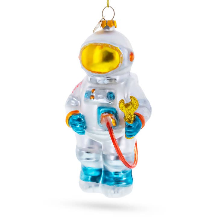 Astronaut met gereedschap glazen ornament voor wholesale door BestPysanky