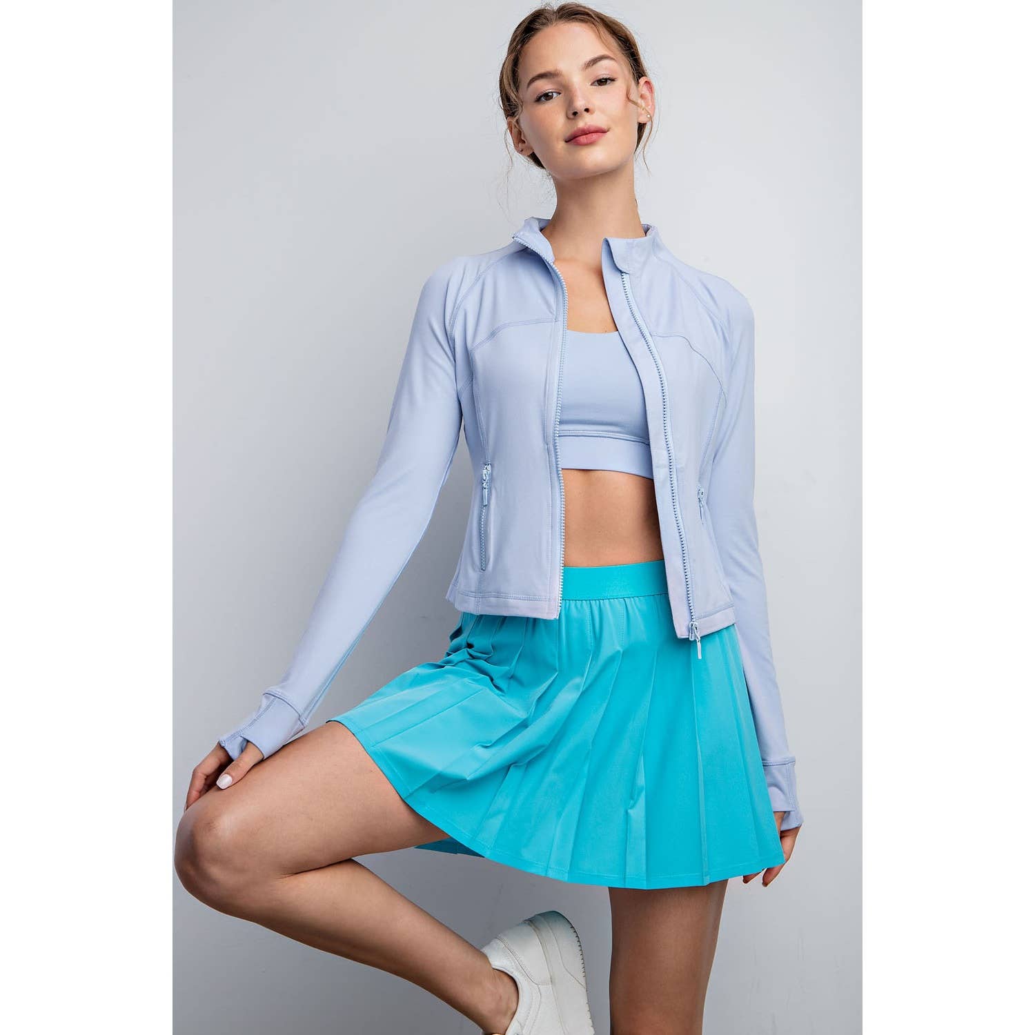 Rae Mode - Wholesale Athletic Jacket - Women's - BUTTER LONG SLEEVE CROP DEFINE JACKET24