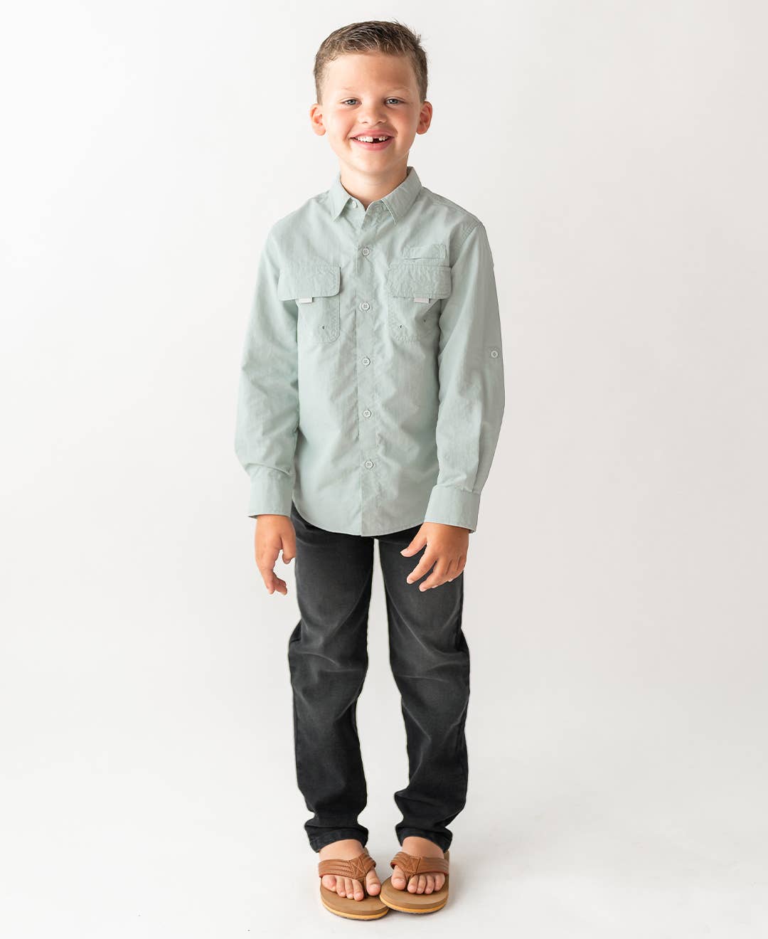 Blue Boys Black Wash Denim Jeans for wholesale on Faire4