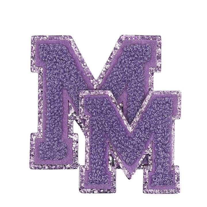 Mimi's Glow Accessories – wholesale Sticker – Glitter Letters Lilac Pink Glitter (VE3)