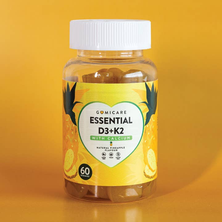 Esenciales D3+K2 – Gominolas de Soporte de Vitamina D3, K2 y Calcio para venta al por mayor de Gomicare