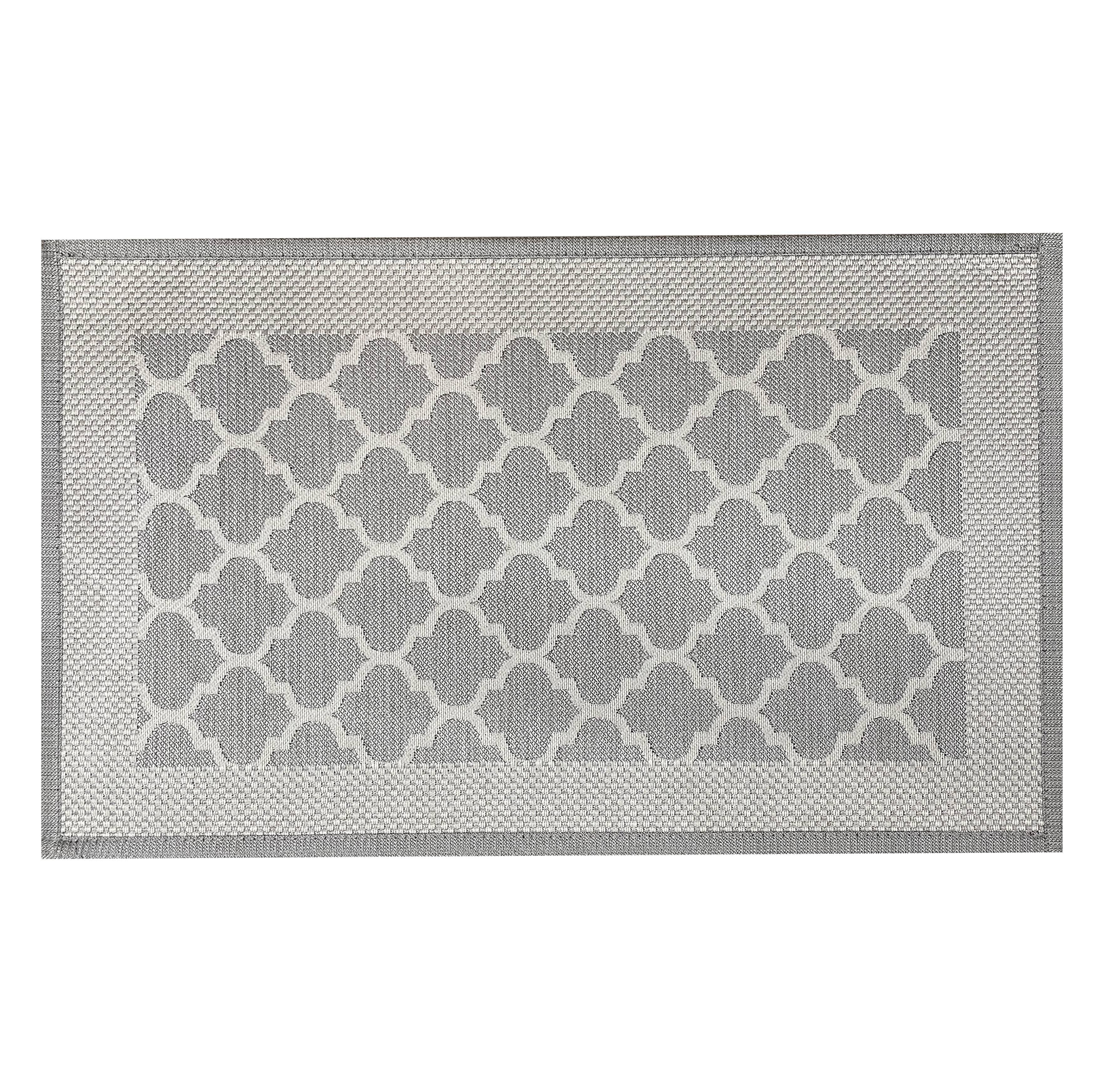 home mart goods - Wholesale Door Mat - Grey All-Season Sturdy Absorbent Non-Slip Rubber Backing Mat3